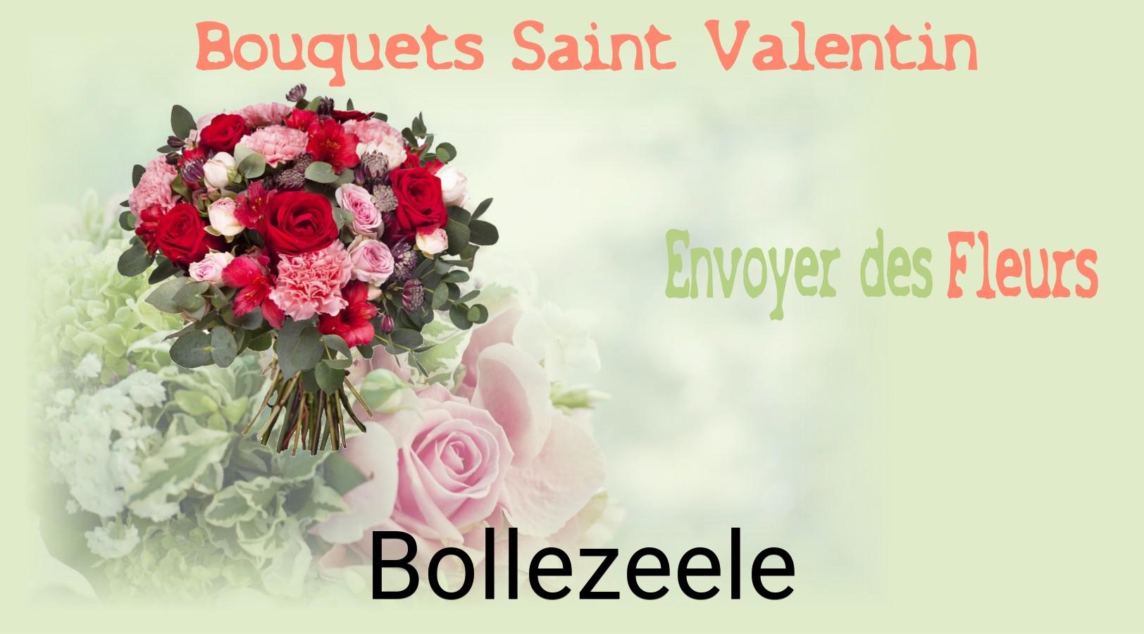 Roses de Saint-Valentin livrées à Bollezeele